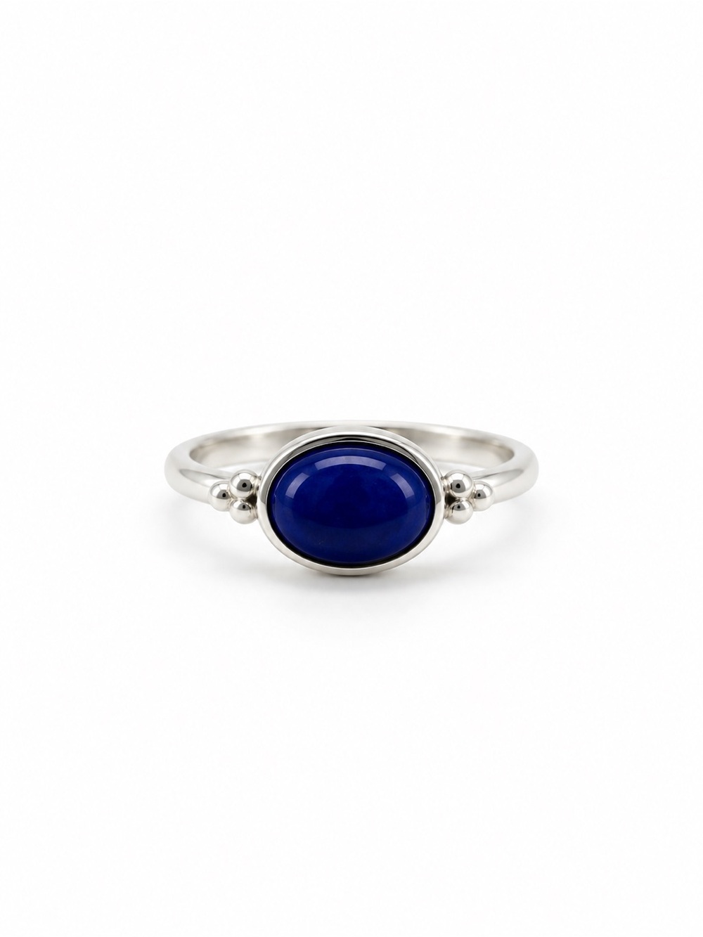 Lapis Bubble Accent Ring